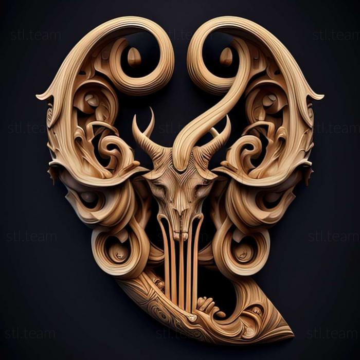 3D model horns (STL)